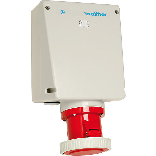WALTHER-WERKE Wandsteckdose 125A 5P 400V 6h IP67 179